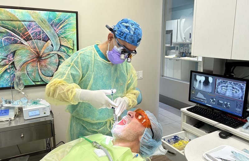 Dentist providing general dental care at Hola Dentistry in Bradford